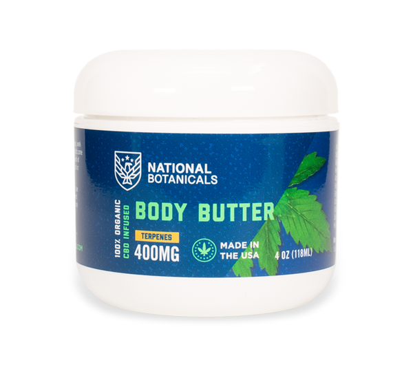 CBD Body Butter 400MG CBD Infused from National Botanicals